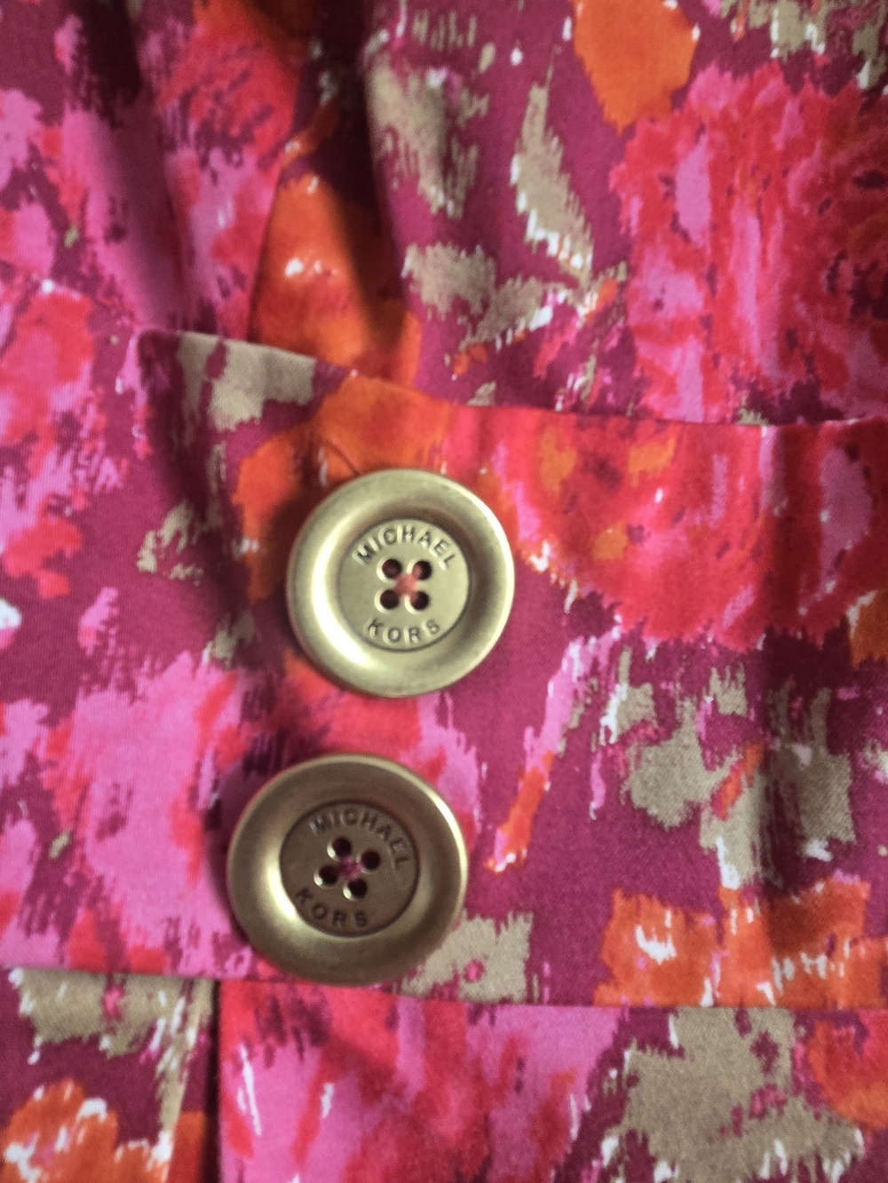 MICHAEL Michael Kors Pink & Fuchsia Floral Sheath Dress - Picture 4 of 5